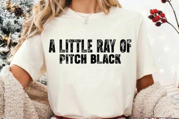 A Little Ray of Pitch Black SVG PNG