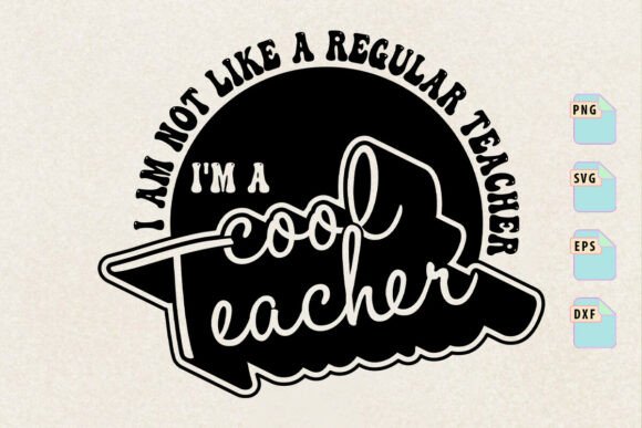 Cool Teacher SVG: Classroom Charm, Embroidery-Ready?