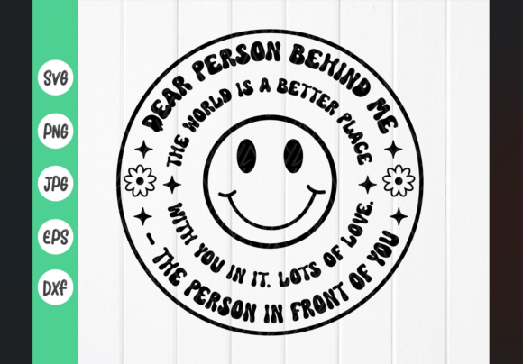 Dear Person Behind Me Svg, Mental Health