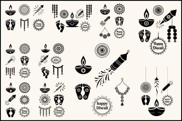 Diwali Silhouette SVG Bundle