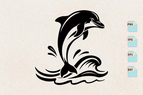 Dolphin Svg, Ocean Png, Sea Life Svg