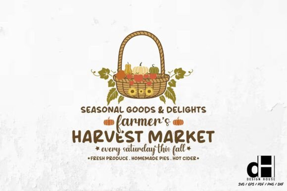 Fall Farmhouse Market SVG PNG