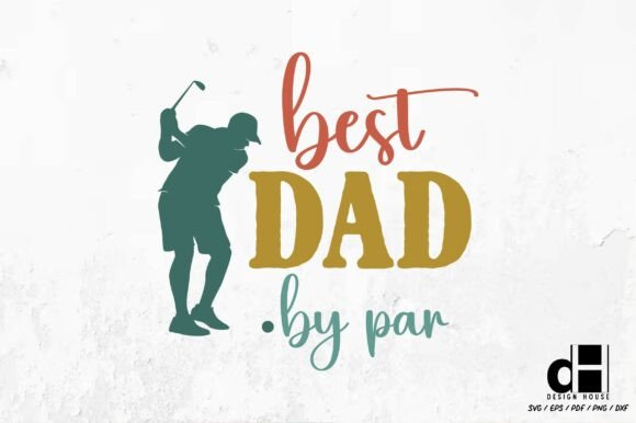 Father's Day Golf Ball SVG PNG