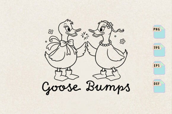 Goose Bumps SVG, Funny Goose SVG