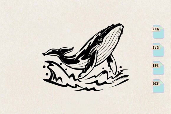 Humpback Whale SVG, Sea Animal SVG