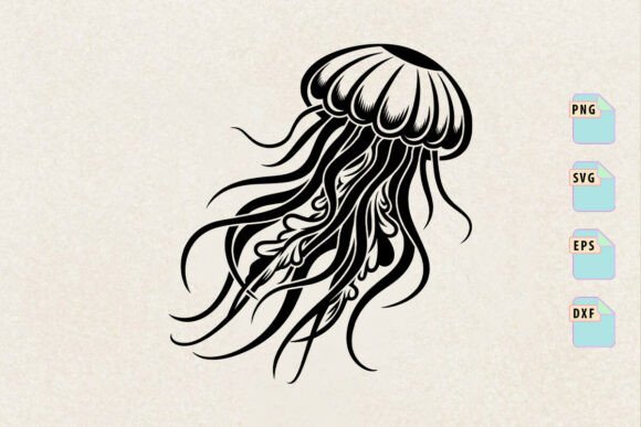 Jellyfish Svg, Ocean Svg
