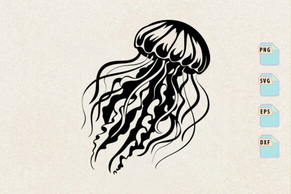 Jellyfish SVG, Sea Animals SVG