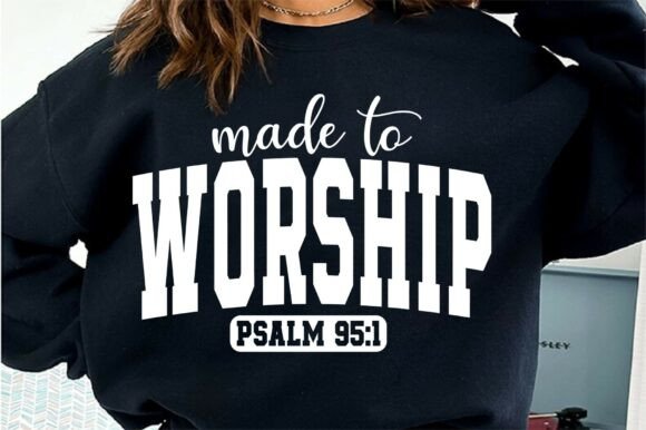 Made to Worship Svg, Bible Verse Design