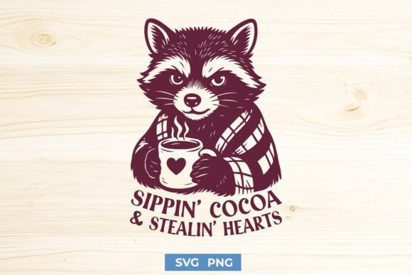 Sippin’ Cocoa Stealin’ Hearts SVG PNG